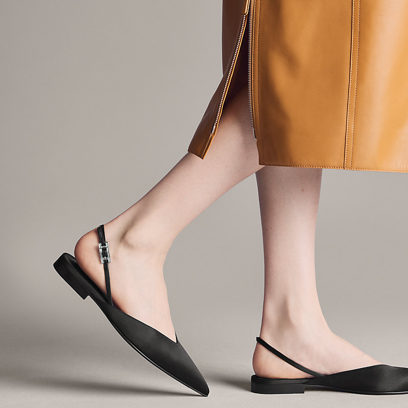 靴 herlipto Tweed Slingback Flats36の通販 | ANARAGEMS